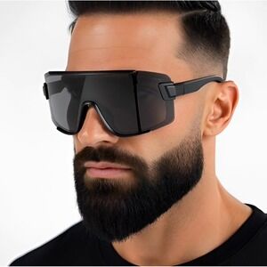 Shield Sunglasses Oversized Sport Cycling Running‎ Driving UV400 Outdoor Lentes